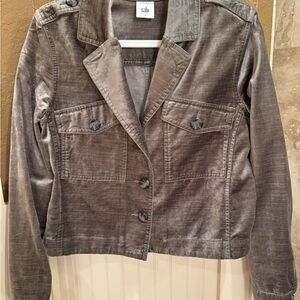 CAbi Women's Charcoal Jean Jacket